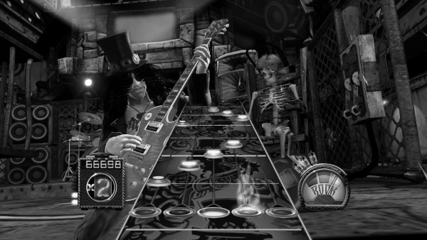 Guitar Hero gameplay | Photo Courtesy of GameStop